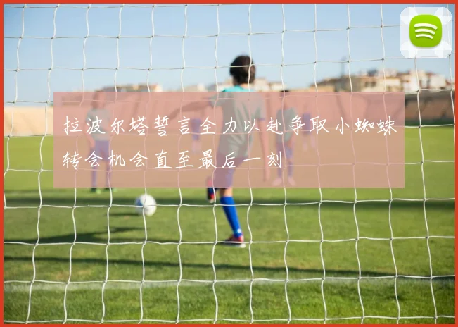 拉波尔塔誓言全力以赴争取小蜘蛛转会机会直至最后一刻